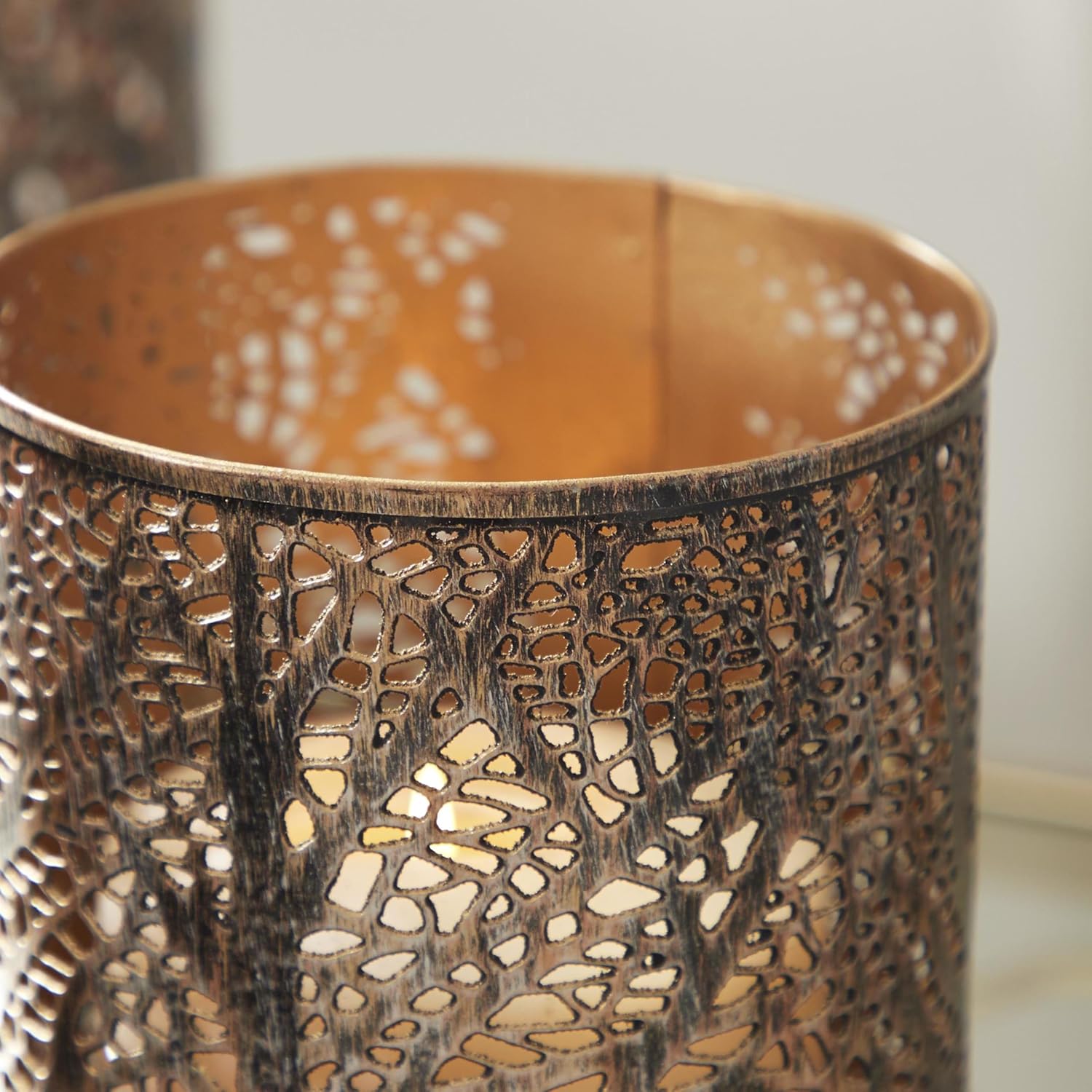 Luxe Metal Candle — 12" - View 11