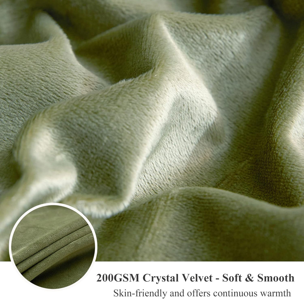 Luxe Beige Throw Pillow — 50" - View 6
