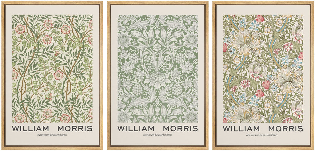 Framed Farmhouse Green Wall Art — 16"