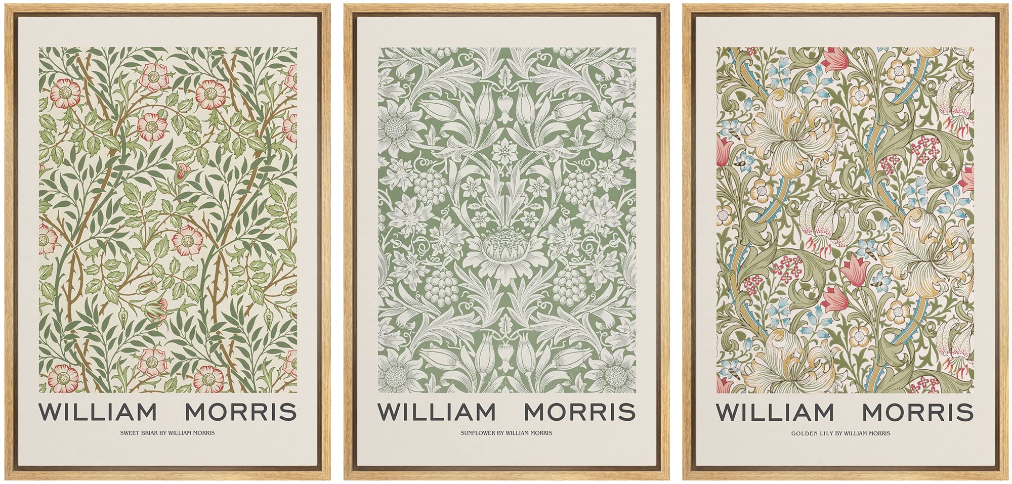 Framed Farmhouse Green Wall Art — 16"