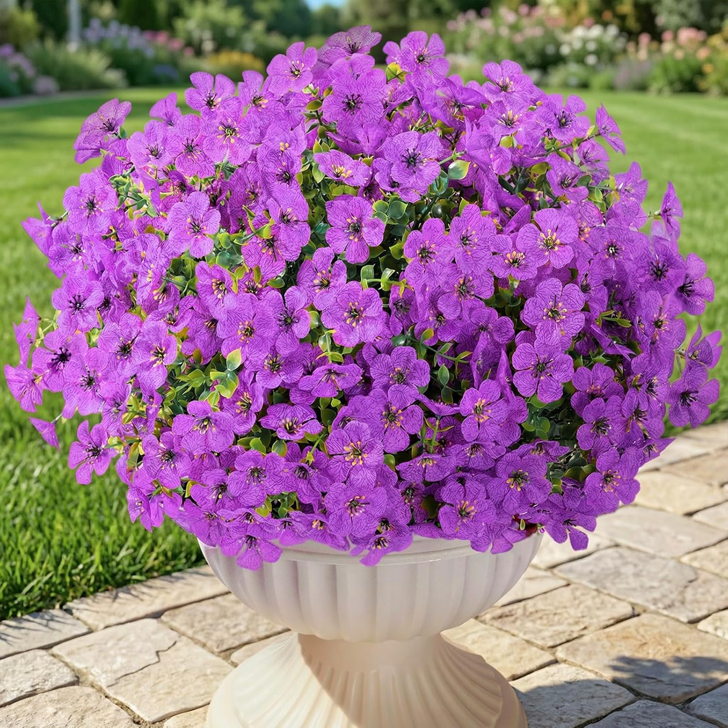 Pink Faux Plant — Purple