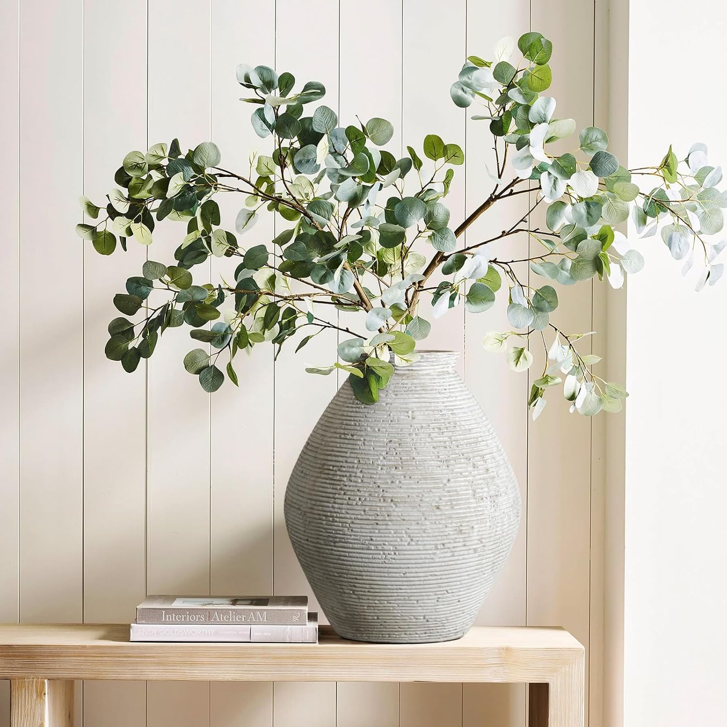 Farmhouse Beige Flower Vase - View 5
