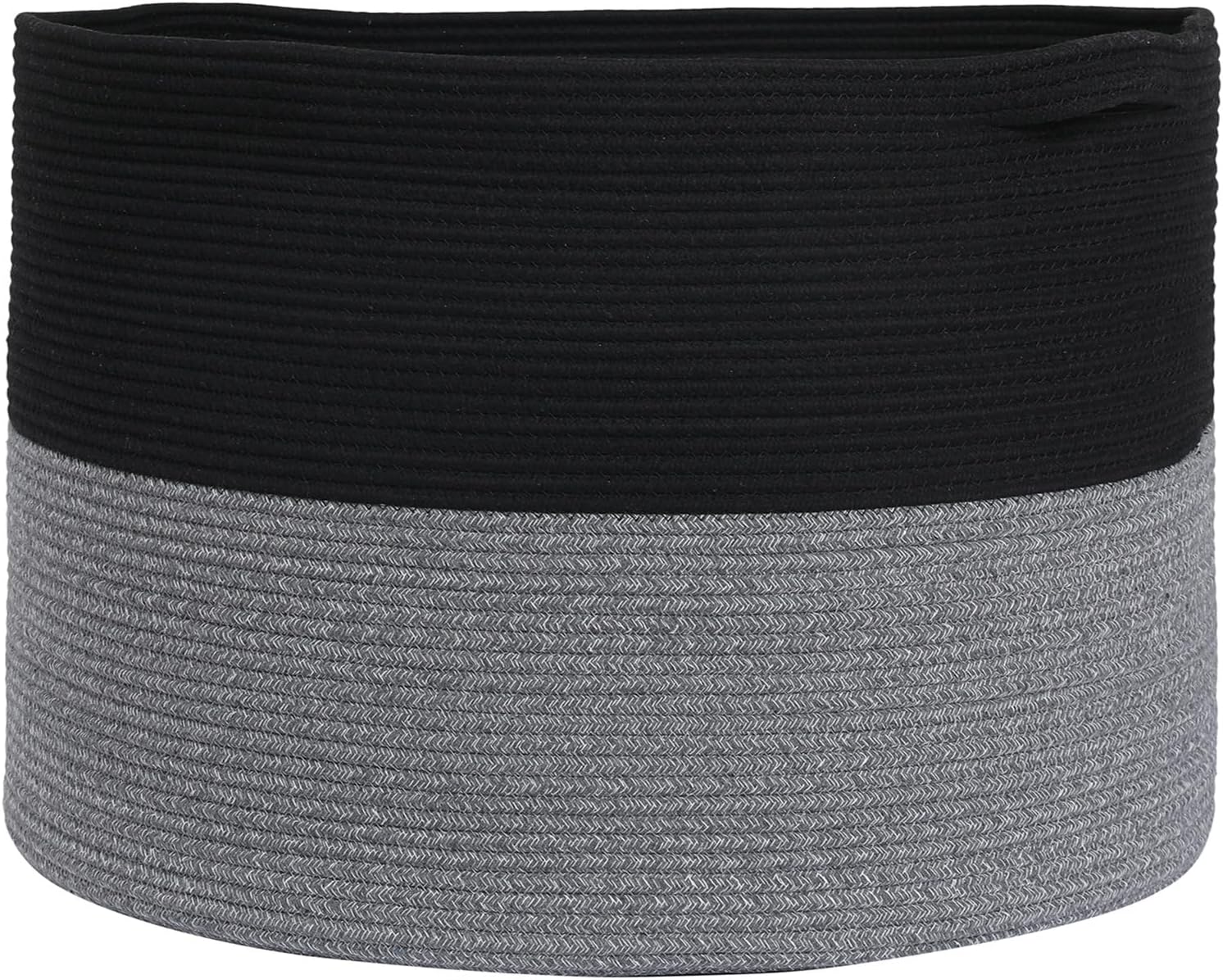 Boho Beige Throw Pillow — 24" — Black/Grey Mix