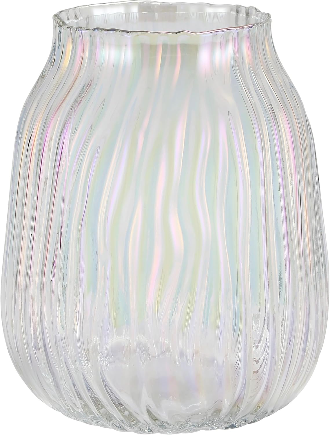 Boho Blue Decorative Vase — Irised