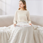 Beige Throw Pillow — 50" - View 6