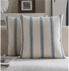 Boho Beige Throw Pillow Cover — 18"