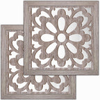 Farmhouse Glass Wall Mirror — 12"