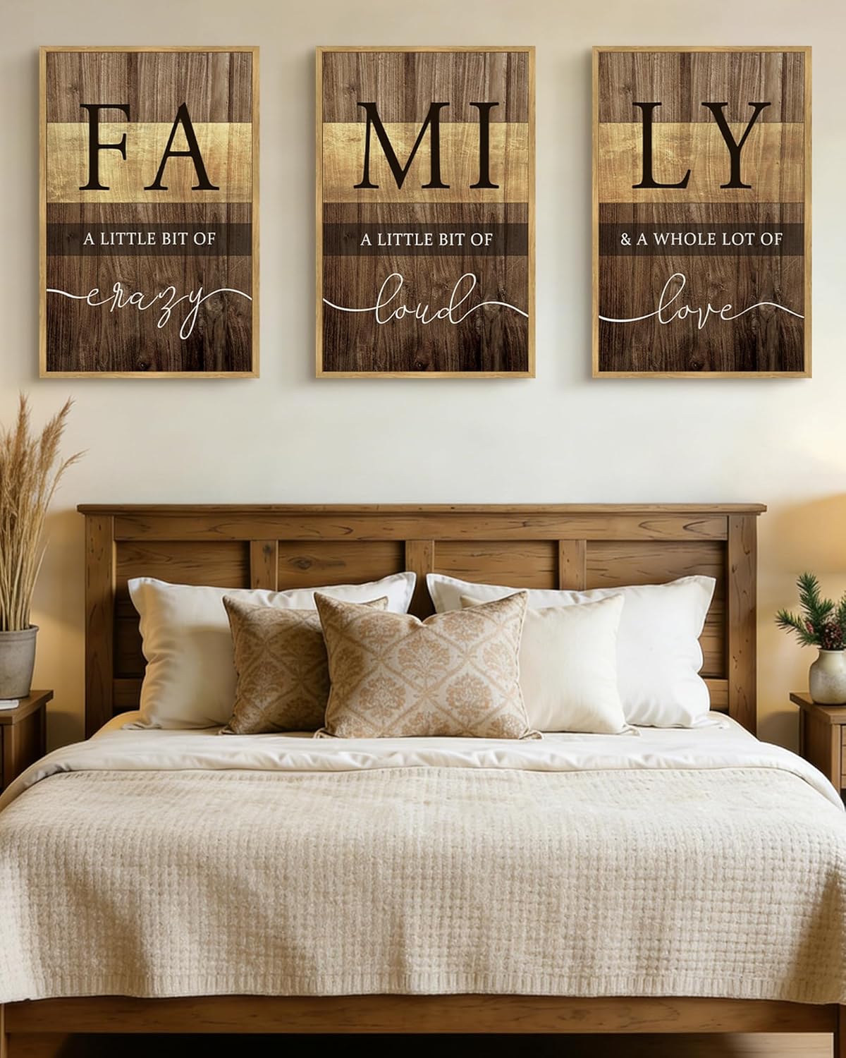 Framed Farmhouse Black Wall Decor — 16x24 — Farmhouse Family