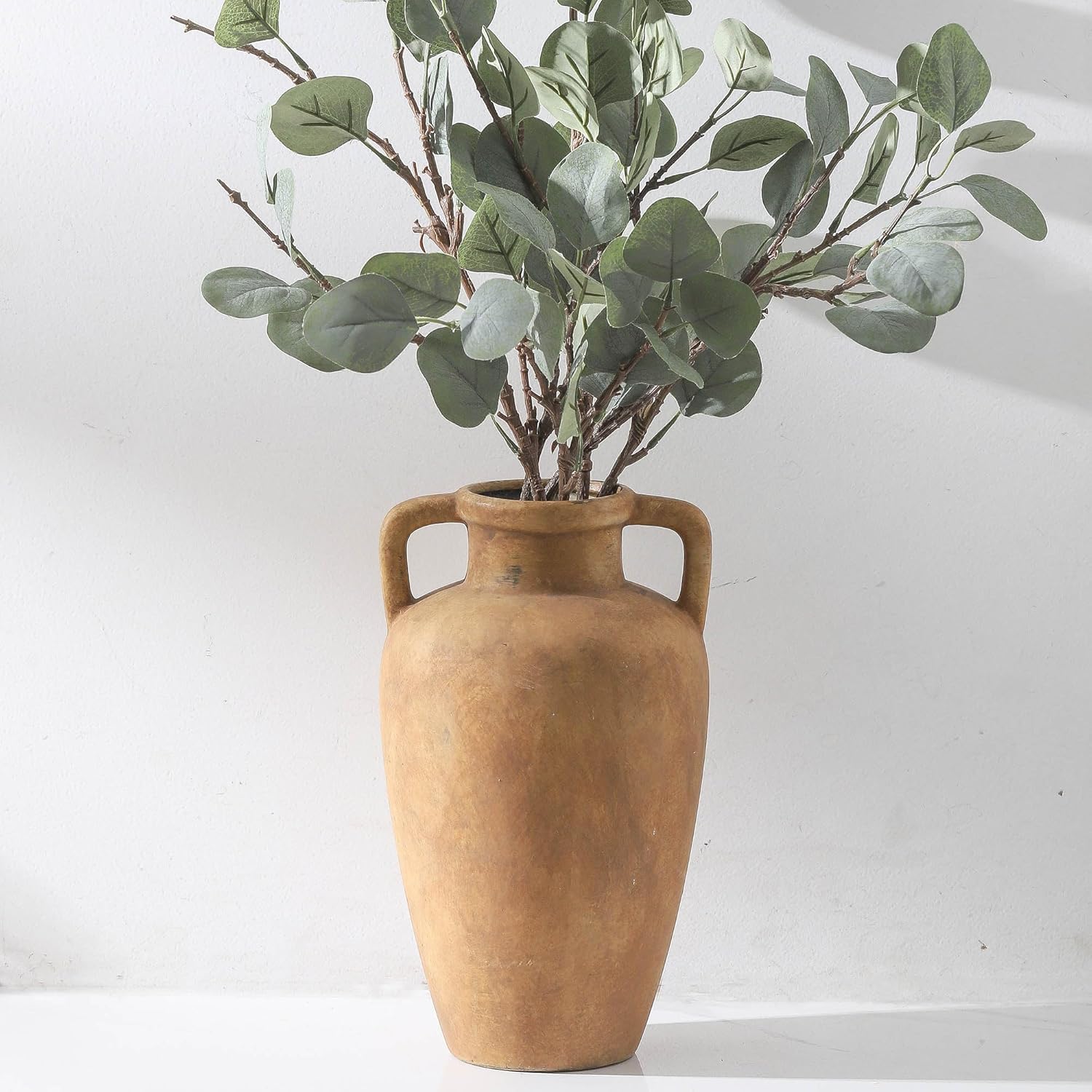 Farmhouse Ceramic Flower Vase — 41" — 103-2-11.4in