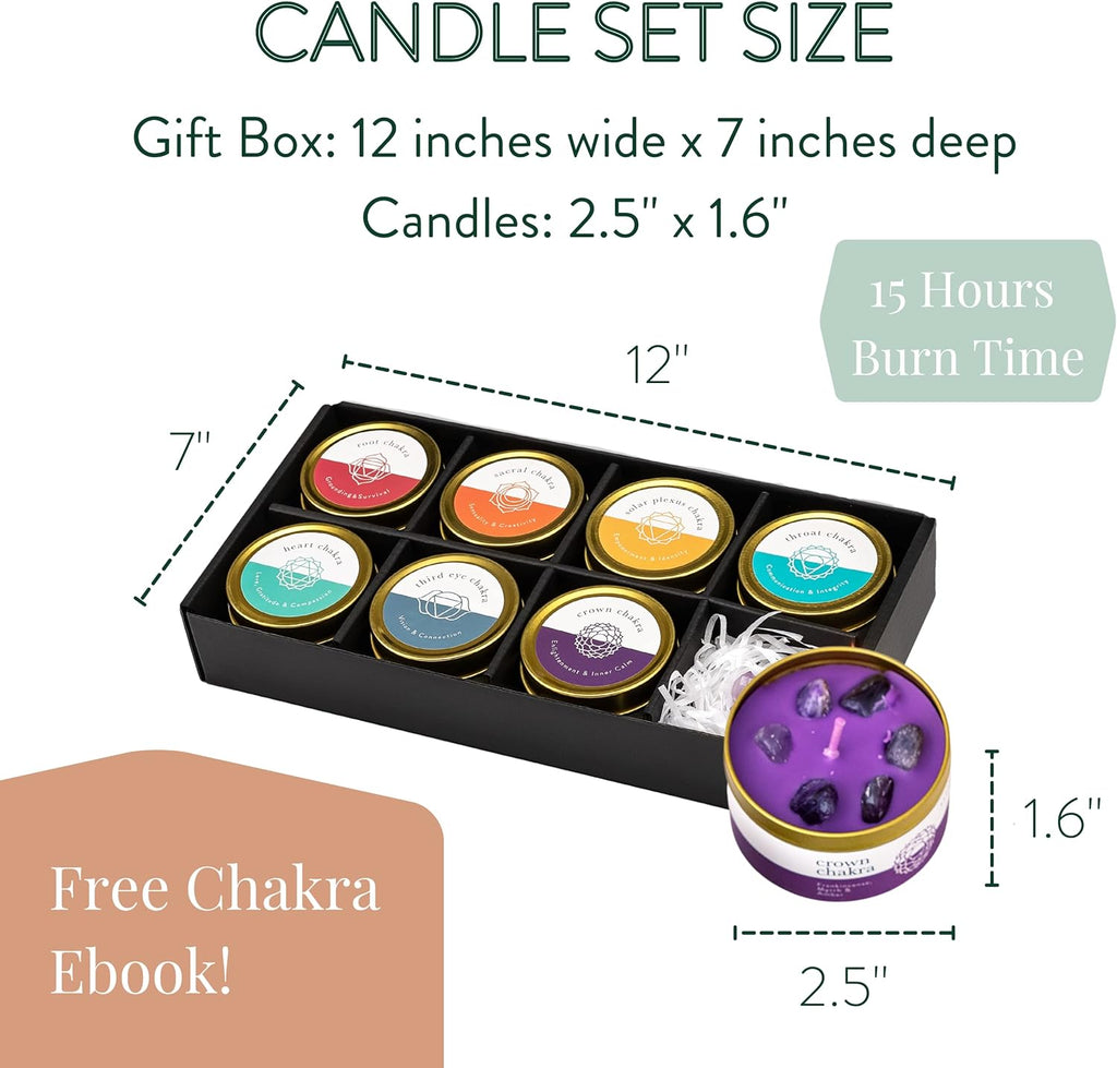 Luxe Glass Candle — Set of 7 - View 7