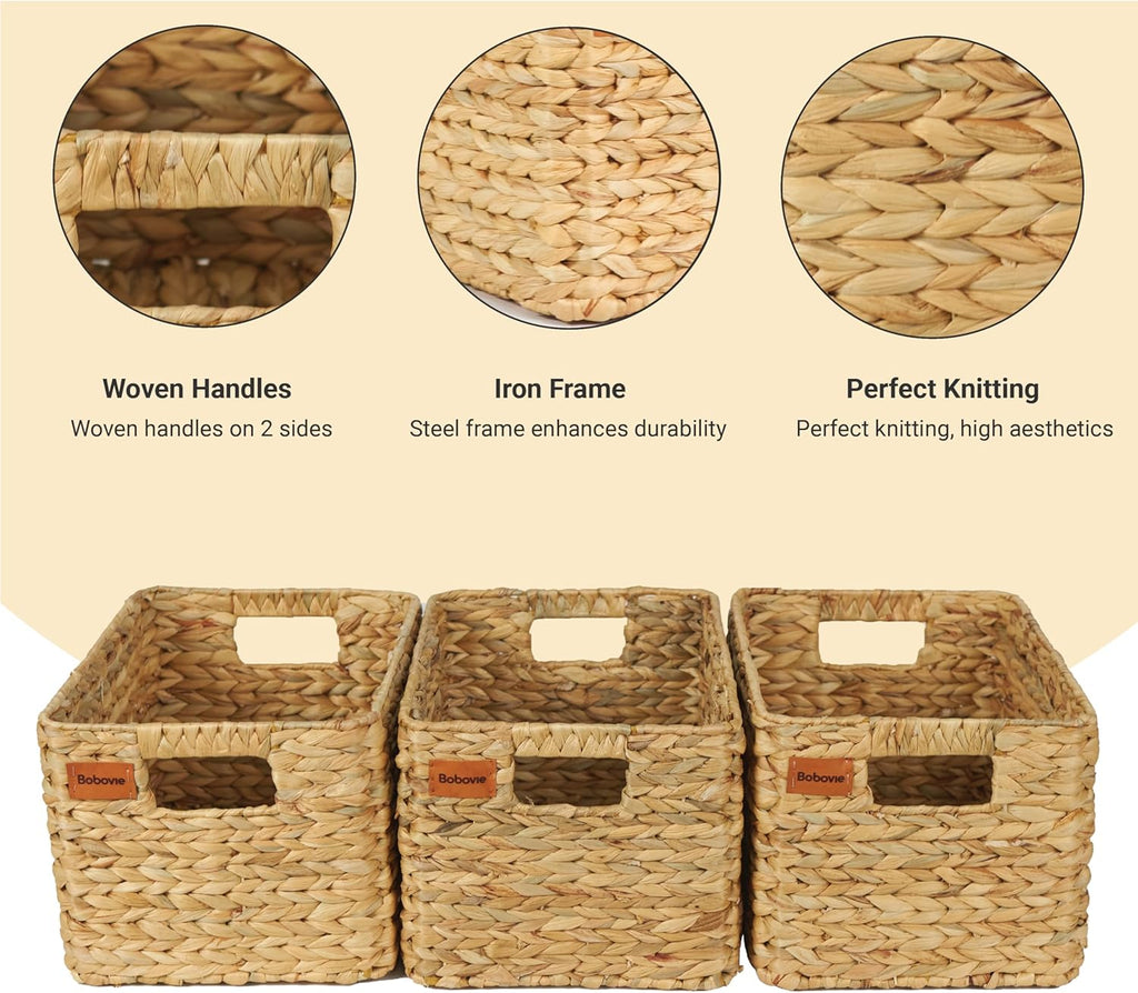 Rattan Storage Basket — 14.2" - View 3