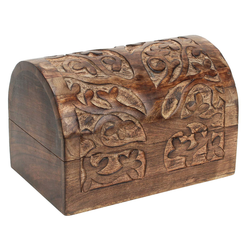 Handcrafted Brown Storage Basket — 6"