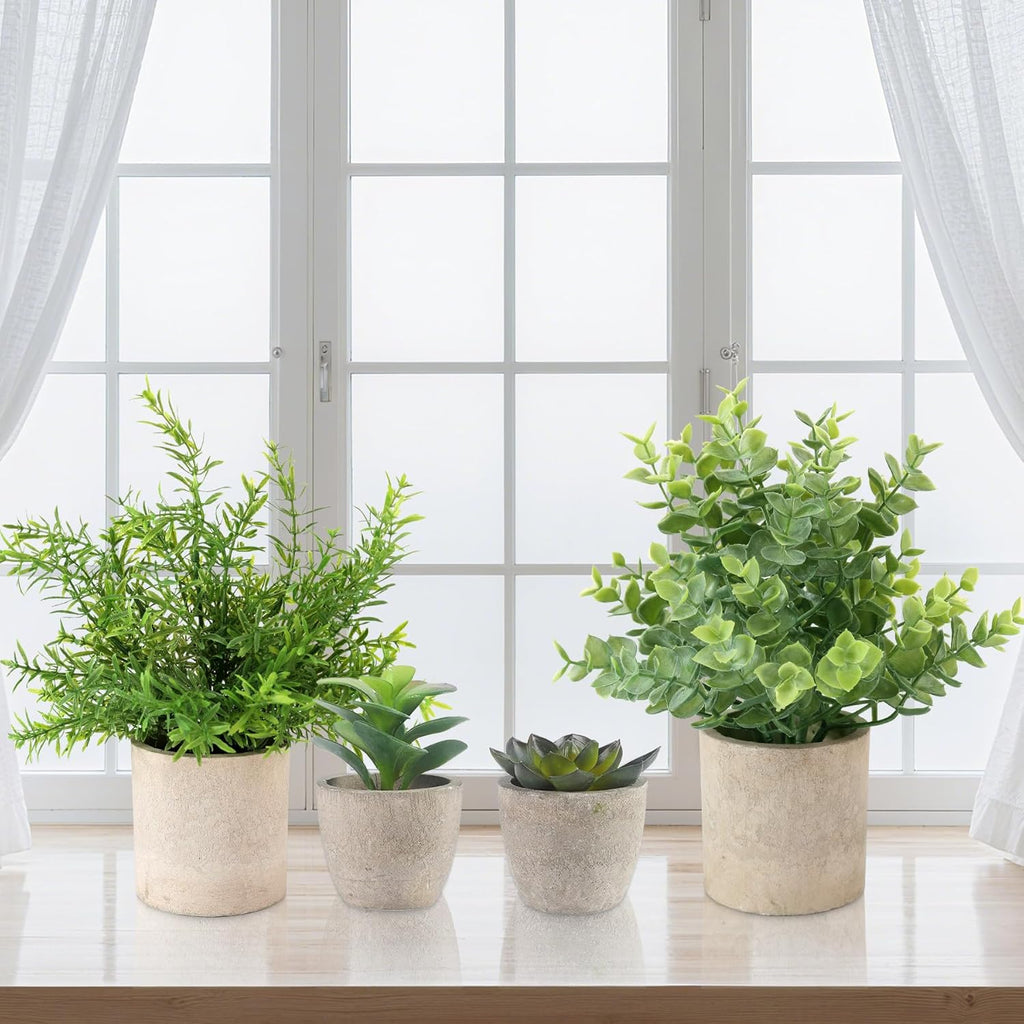 Farmhouse Black Faux Plant — 10" - View 6