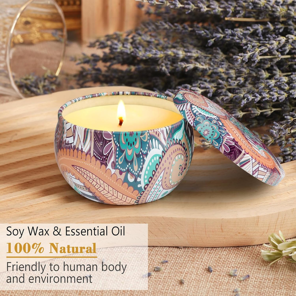 Soy Wax Metal Scented Candle - View 4