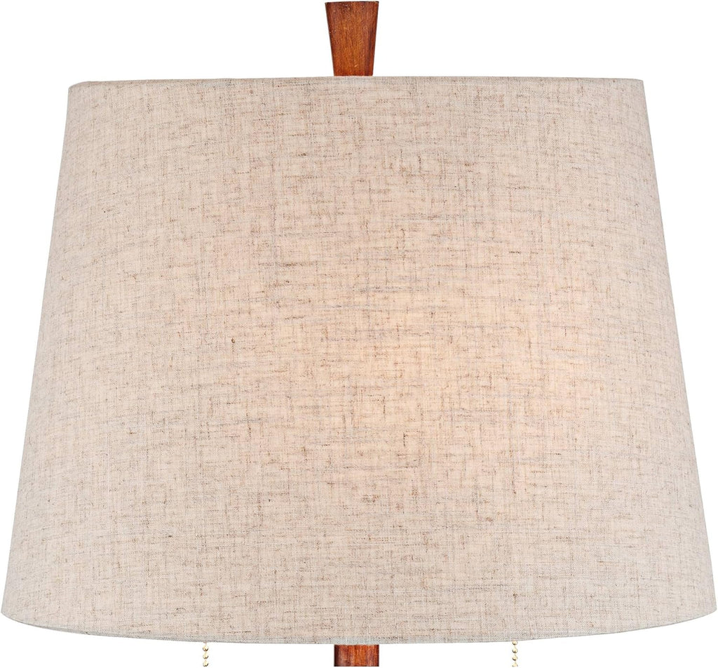 Mid-Century Wood Table Lamp — 28.75" - View 7