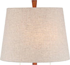 Mid-Century Wood Table Lamp — 28.75" - View 7