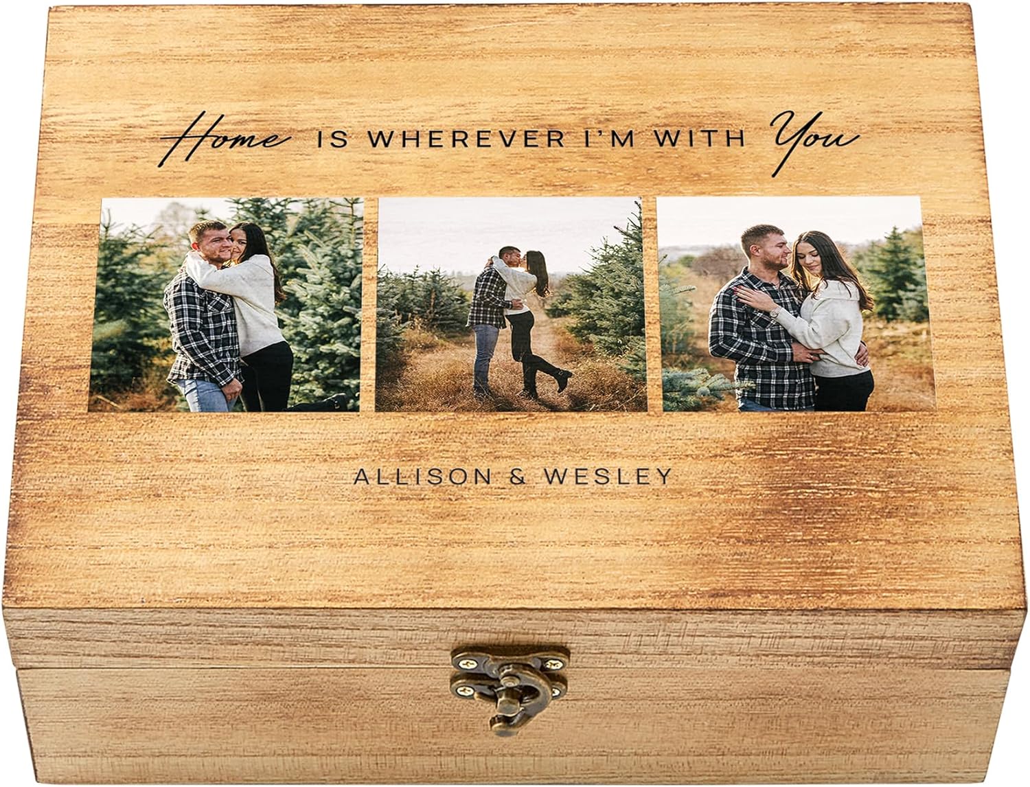 Personalized Wood Home Decor — Photo - Home Is With You