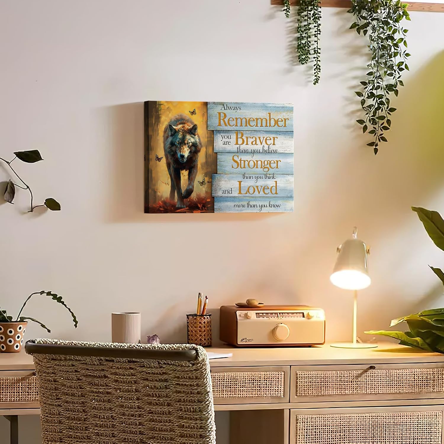 Framed Metal Canvas Wall Art — 16" - View 3