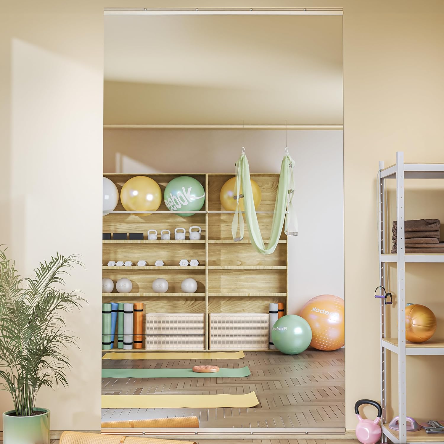 Glass Mirror — 95" — 40"L x 95"W