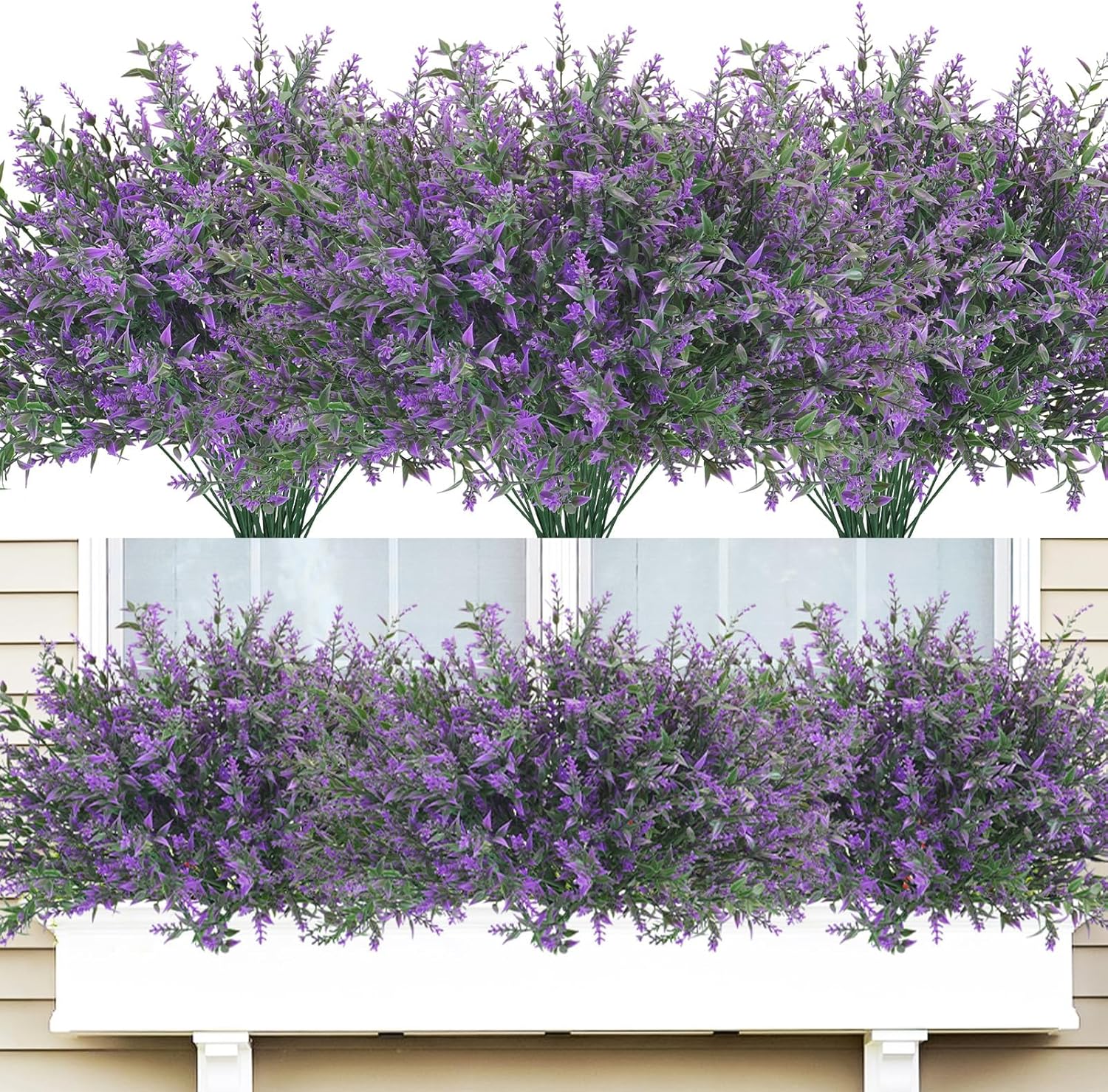 Pink Faux Plant — Purple
