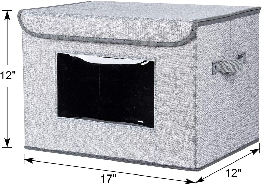 Beige Storage Bin — 12" - View 3