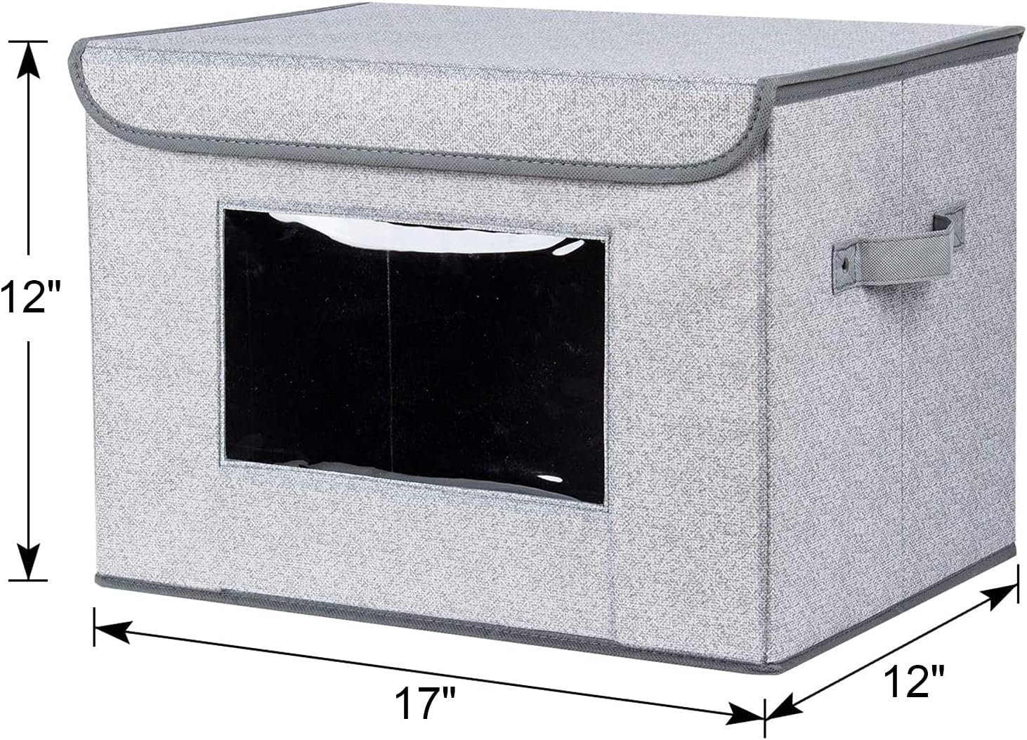 Beige Storage Bin — 12" - View 3