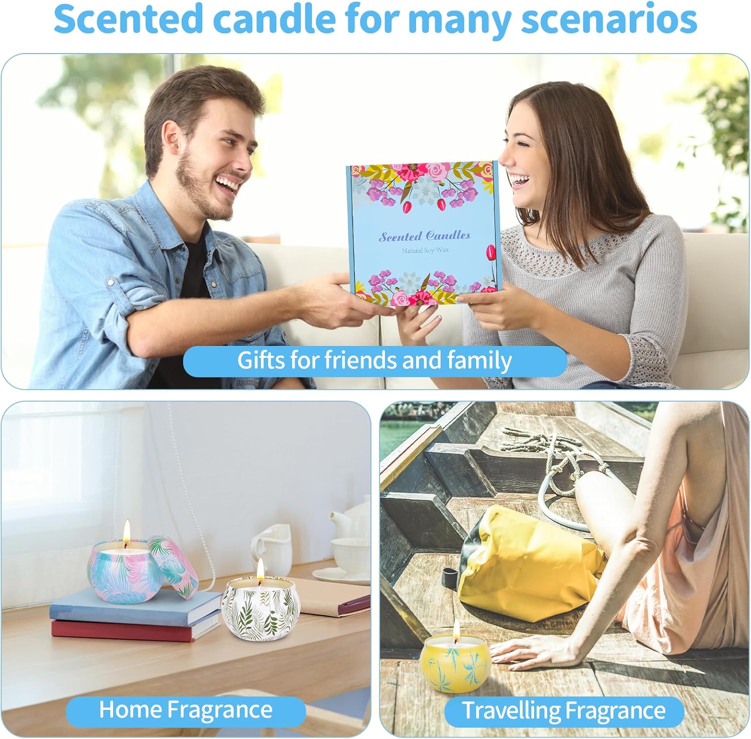 Soy Wax Scented Candle - View 8