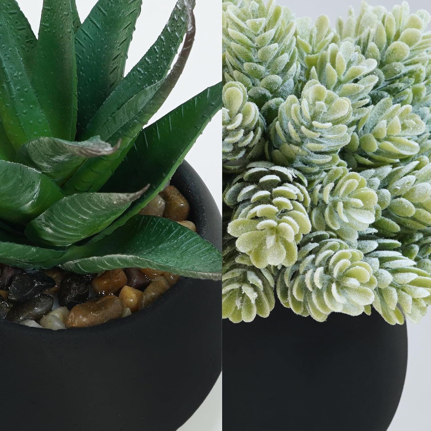 Black Artificial Plant — Set of 3 - View 3