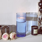 Blue Candle — 8" - View 2