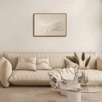 Framed Modern Beige Canvas Wall Art — 16" - View 5