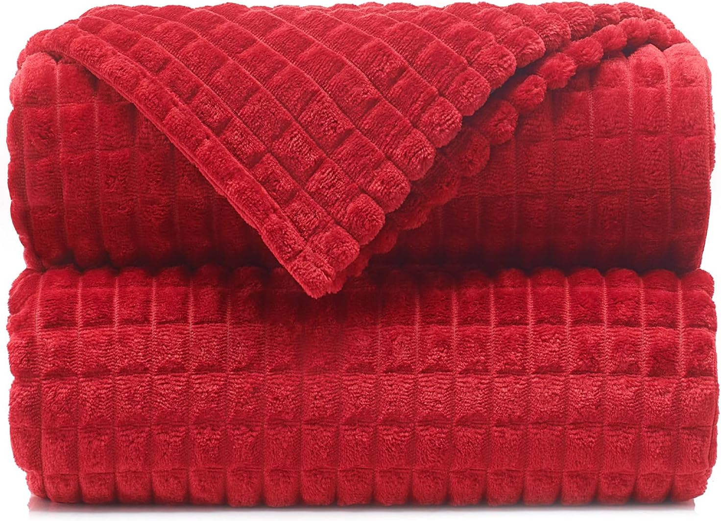 Gold Throw Pillow — 60" — Red Dahlia