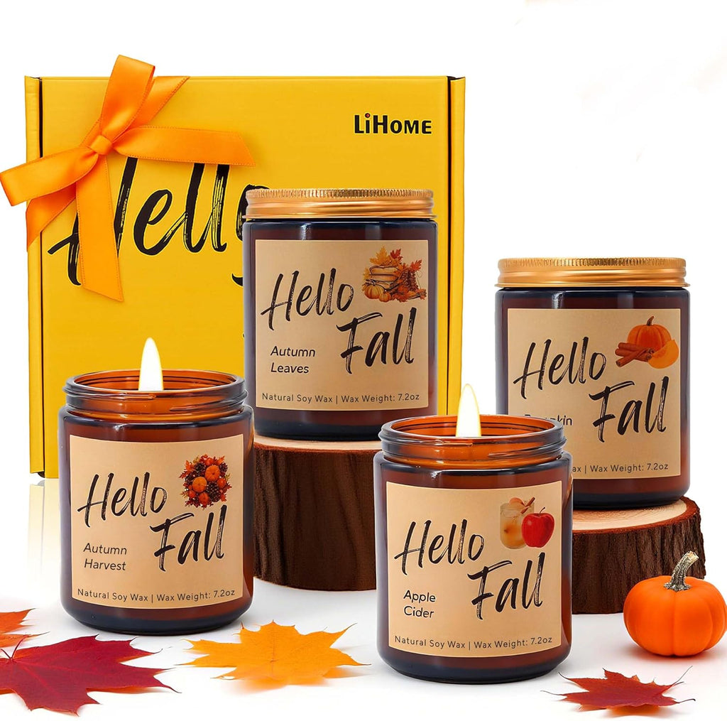Soy Wax Wax Scented Candle — Fall