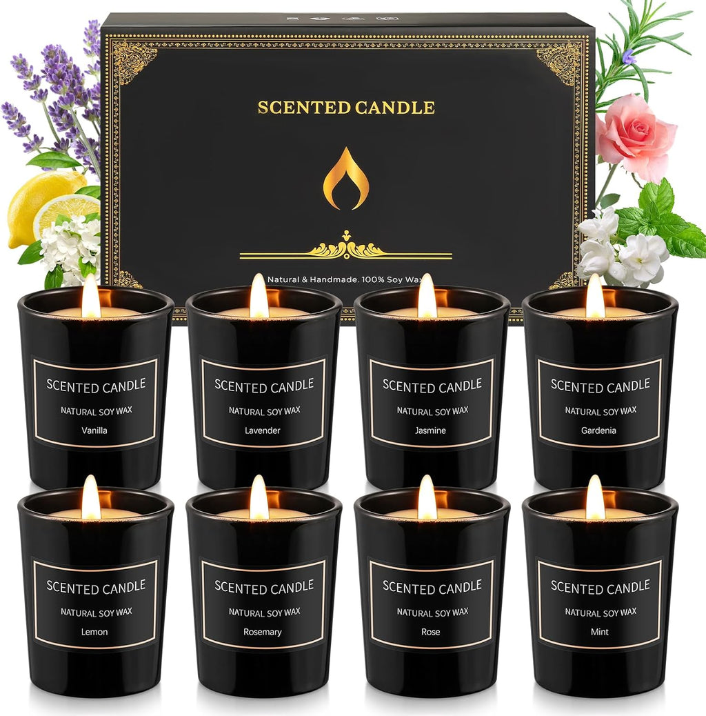 Scented Black Candle — Black