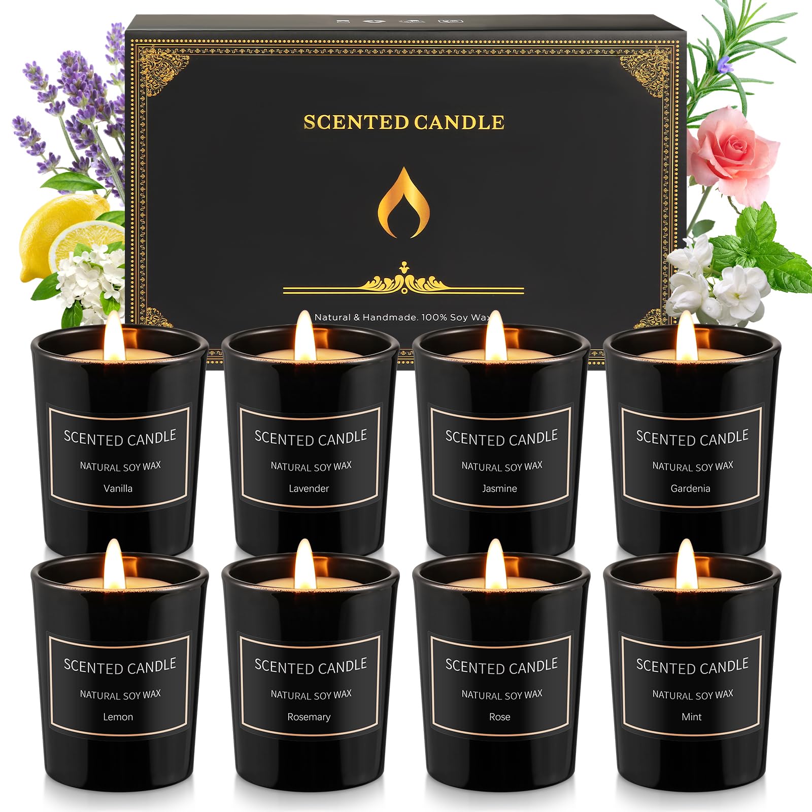 Scented Black Candle