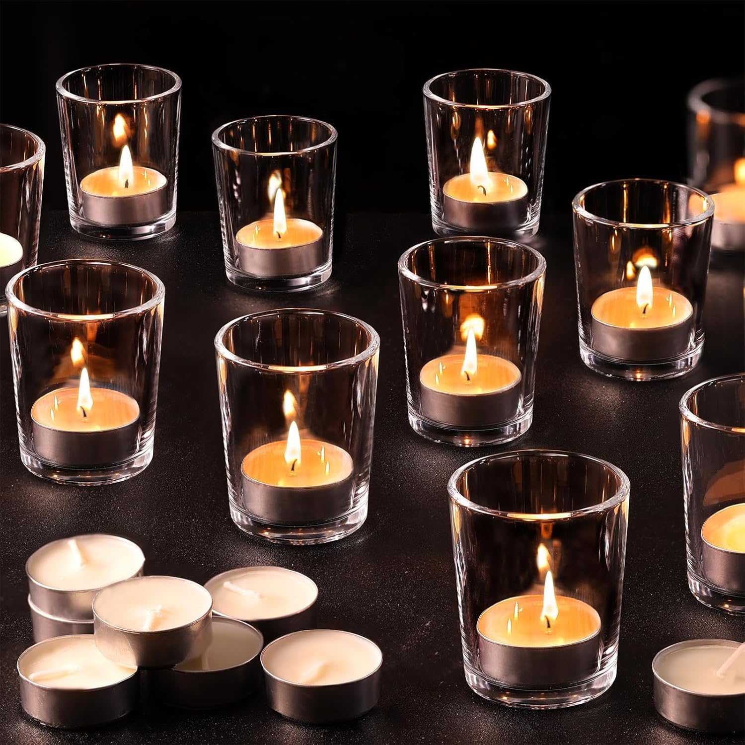 Metal Candle — 36pcs+candles