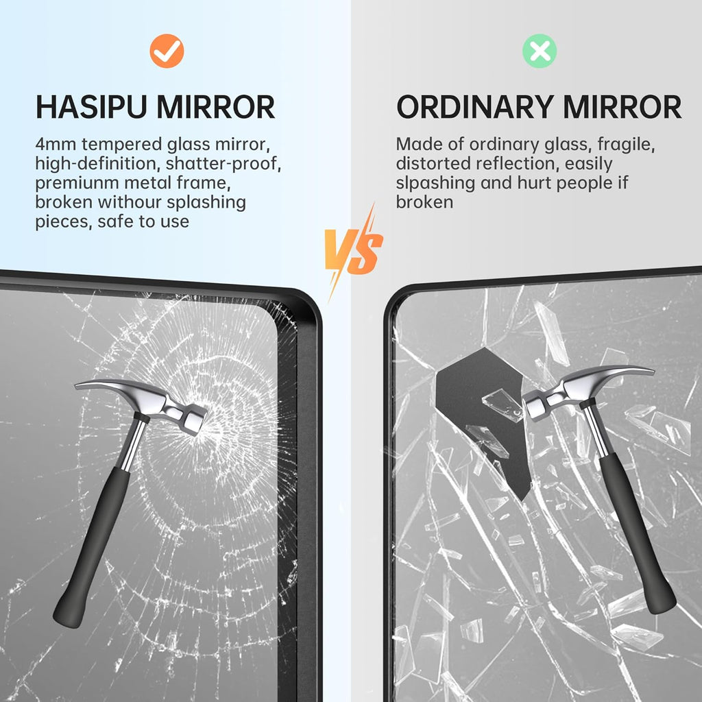 Black Vanity Mirror — 30" - View 5