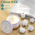 Metal Scented Candle — Set of 9 - View 4