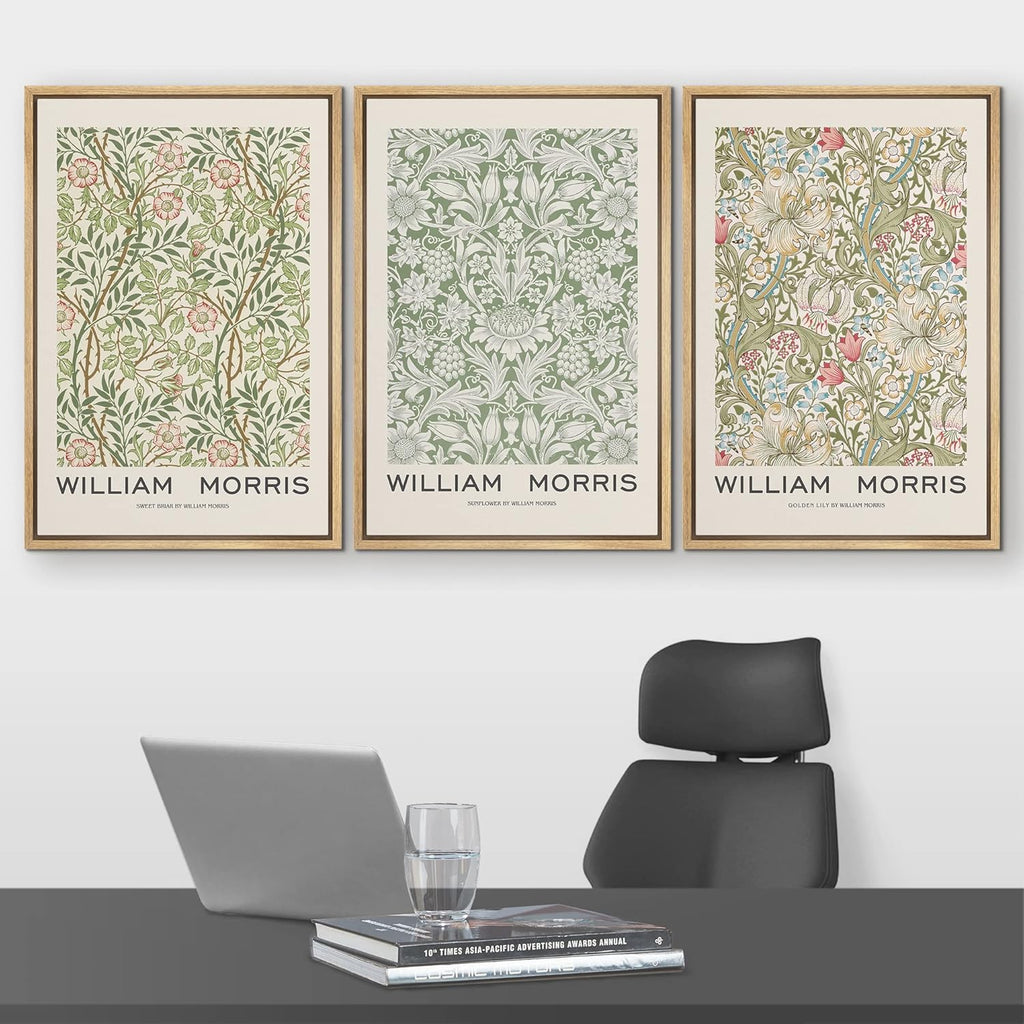 Framed Farmhouse Green Wall Art — 16" - View 2