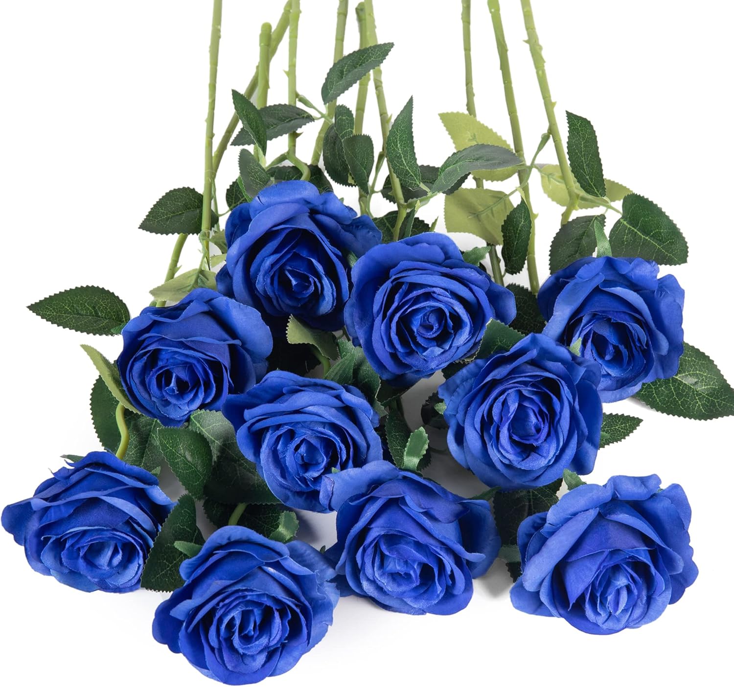Black Artificial Plant — Royal Blue
