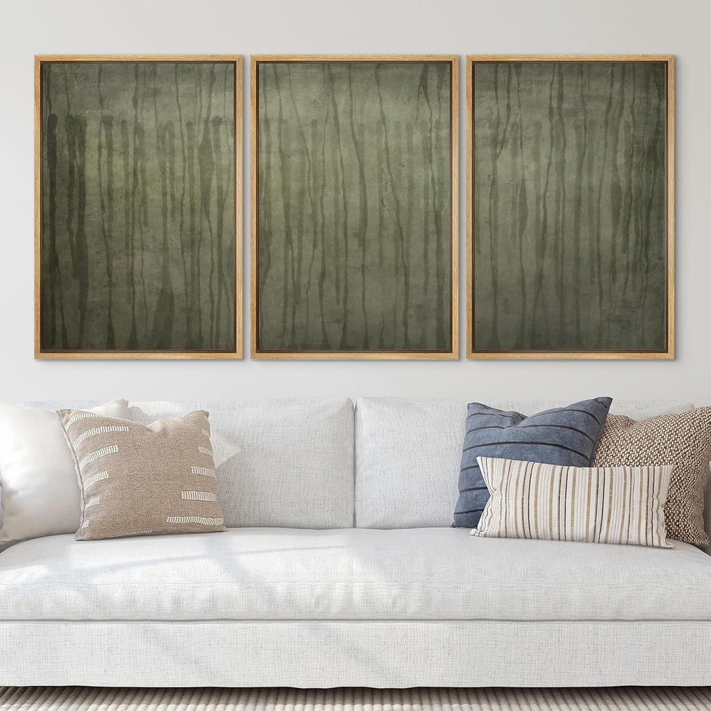 Framed Boho Fabric Wall Art — 16" - View 3