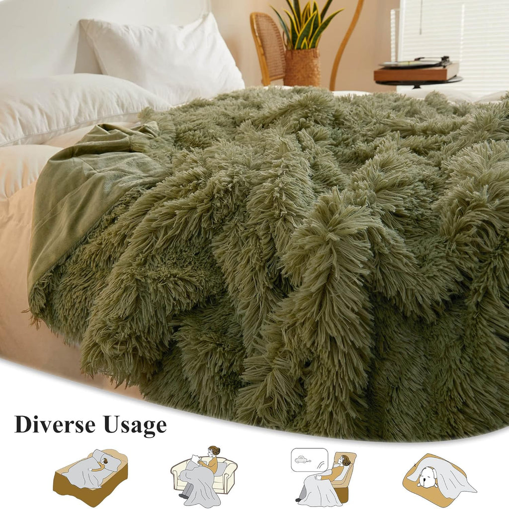 Luxe Beige Throw Pillow — 50" - View 3