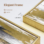 Framed Luxe Gold Wall Art — 32" - View 3
