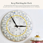 Purple Wall Clock - View 2