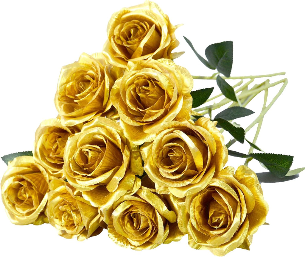 Black Artificial Plant — Gold