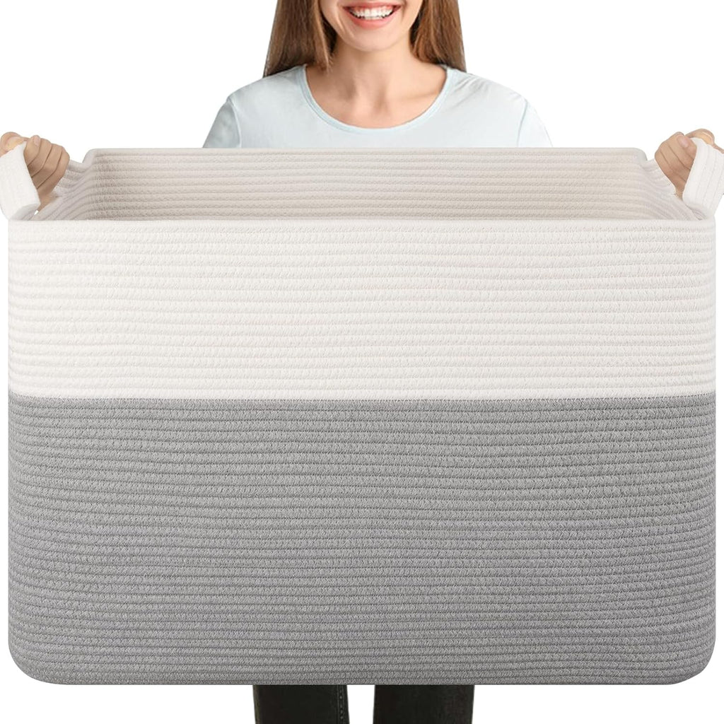 Boho Black Throw Pillow — 25" — Grey & White