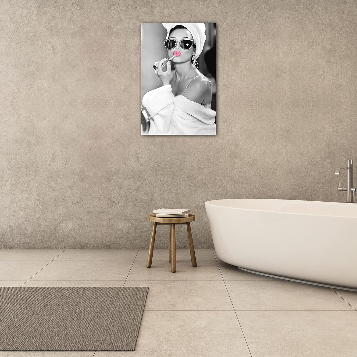 Vintage Fabric Canvas Wall Art — 18" - View 4