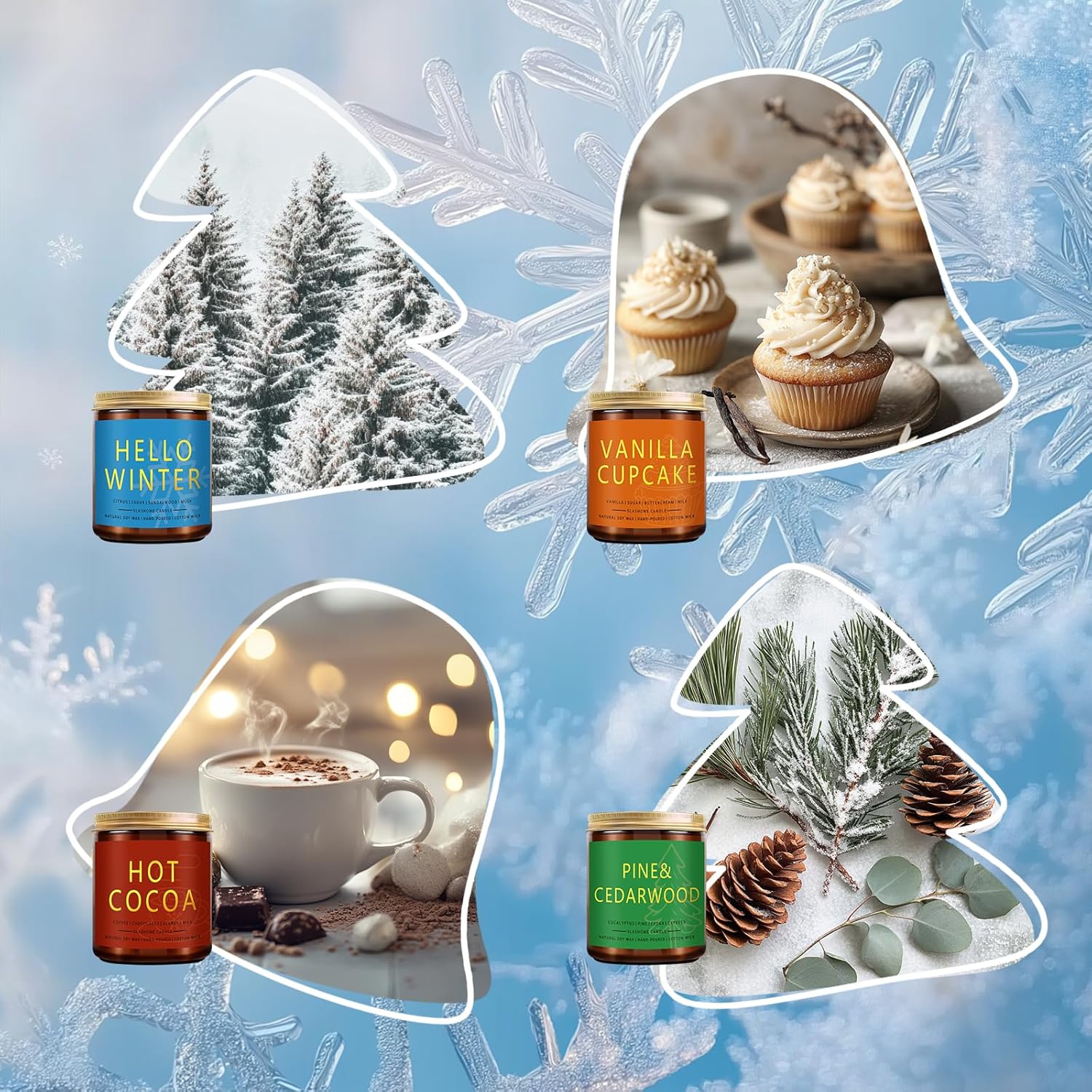 Soy Wood Scented Candle - View 8