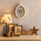 Battery Operated Farmhouse Wall Clock — 11.2" - View 5