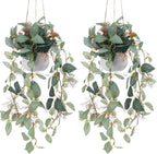 Artificial Plant — 2 Pcs Fake Hanging Plant