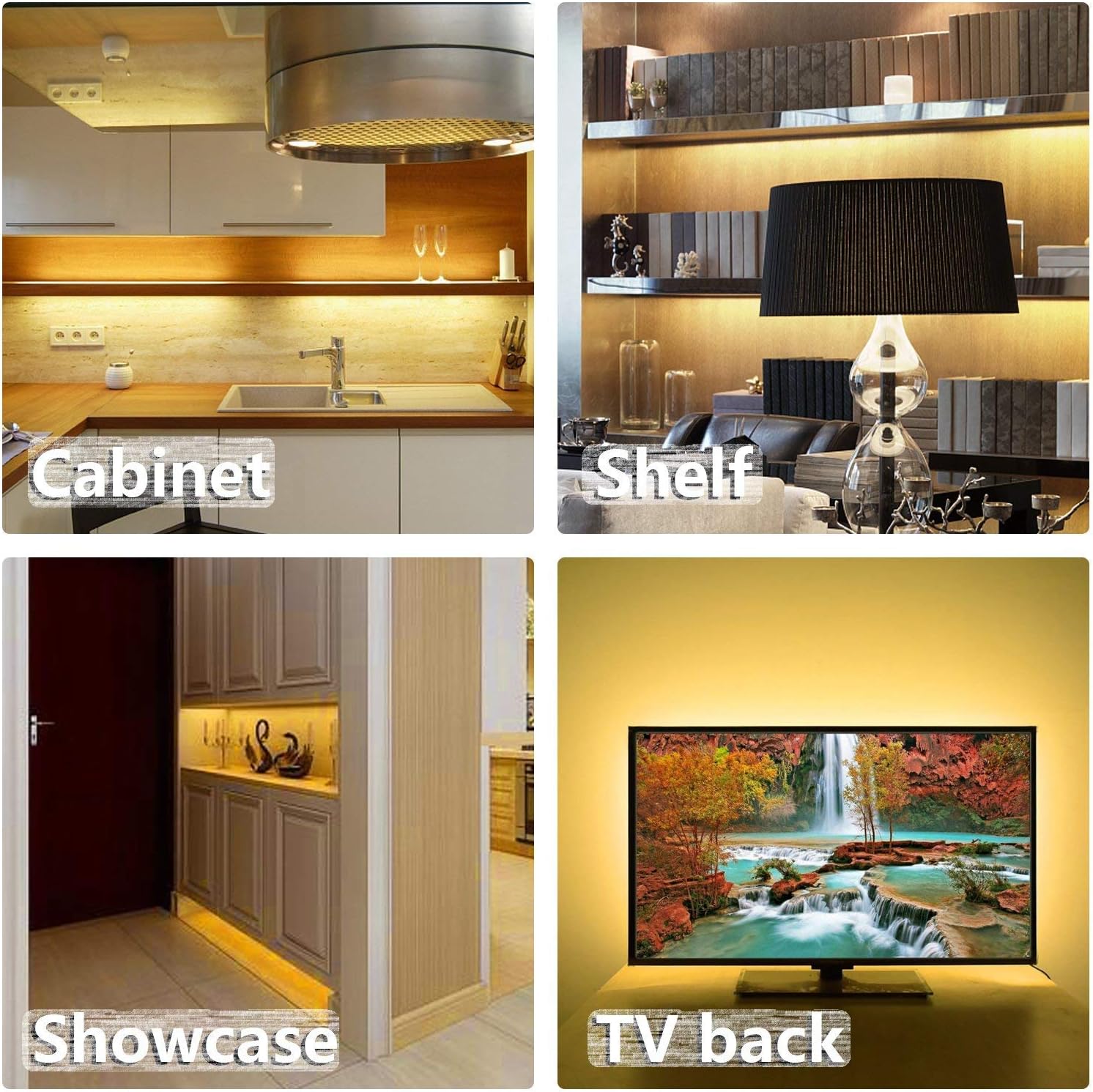 Color Changing Metal LED Strip Lights - View 5